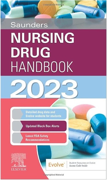 Saunders Nursing Drug Handbook 2023 PDF