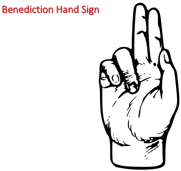 Benediction Hand Sign