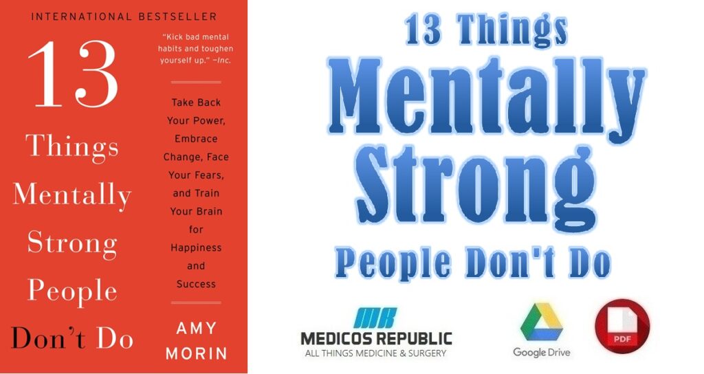 13 Things Mentally Strong People Don't Do PDF