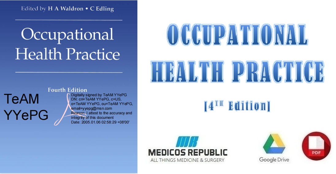 Occupational Health Practice 4th Edition PDF