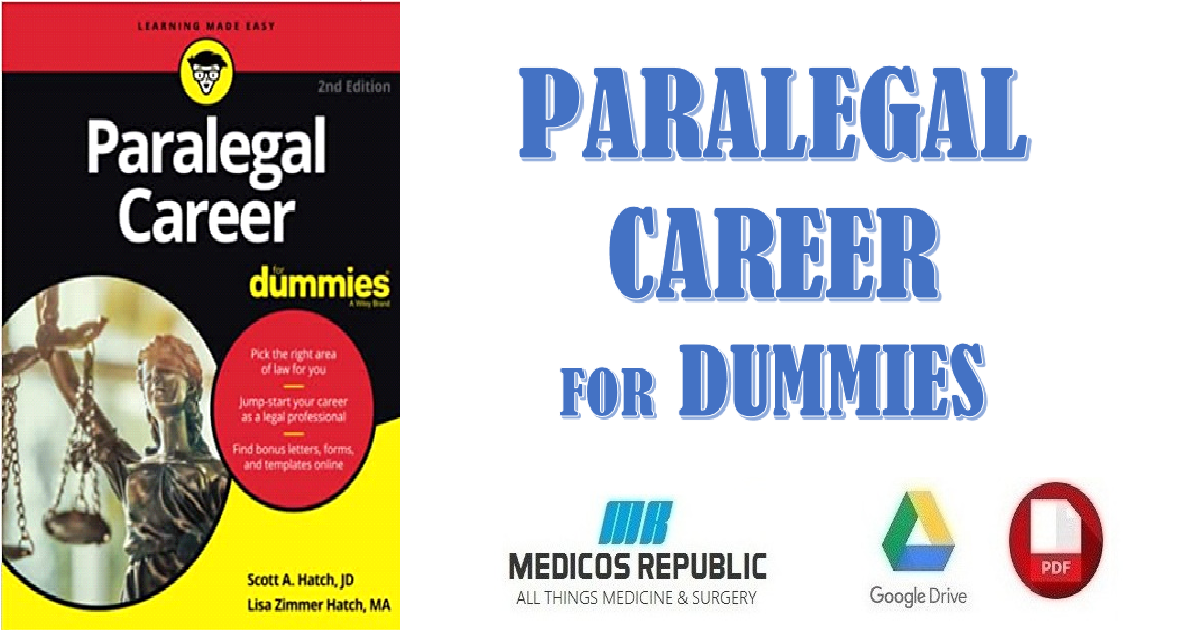 Paralegal Career For Dummies PDF 