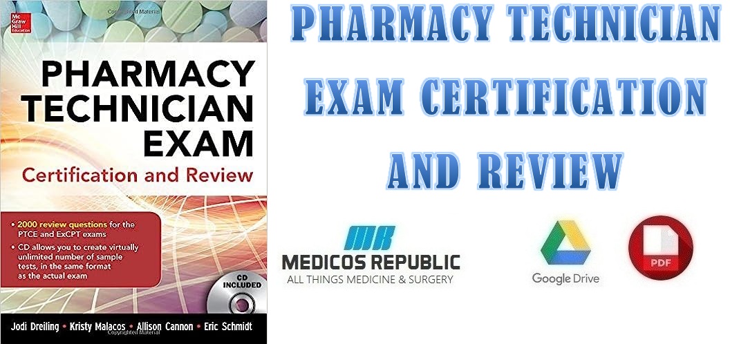 Pharmacy Technician Exam Certification and Review PDF