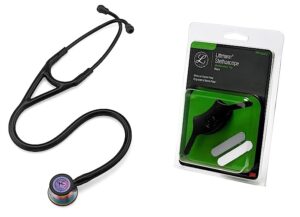 3M Littmann Cardiology IV Diagnostic Stethoscope and identification tag