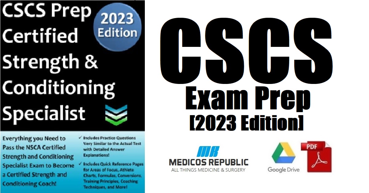 CSCS Certified Strength & Conditioning Specialist Exam Prep 2023 Edition PDF 