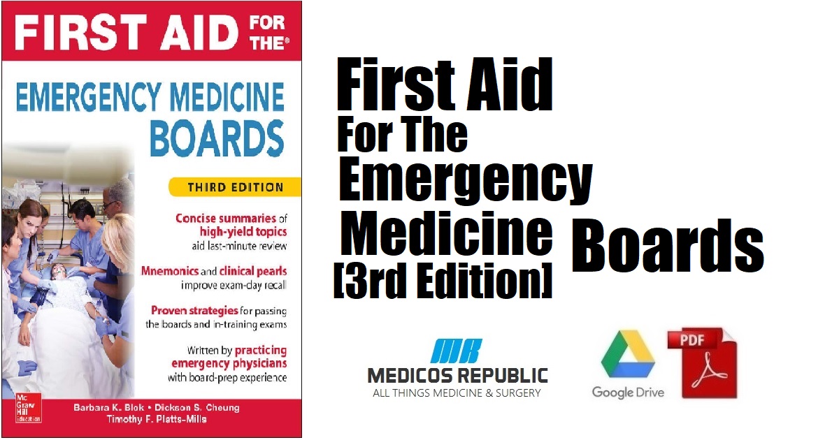 First Aid for the Emergency Medicine Boards 3rd Edition PDF