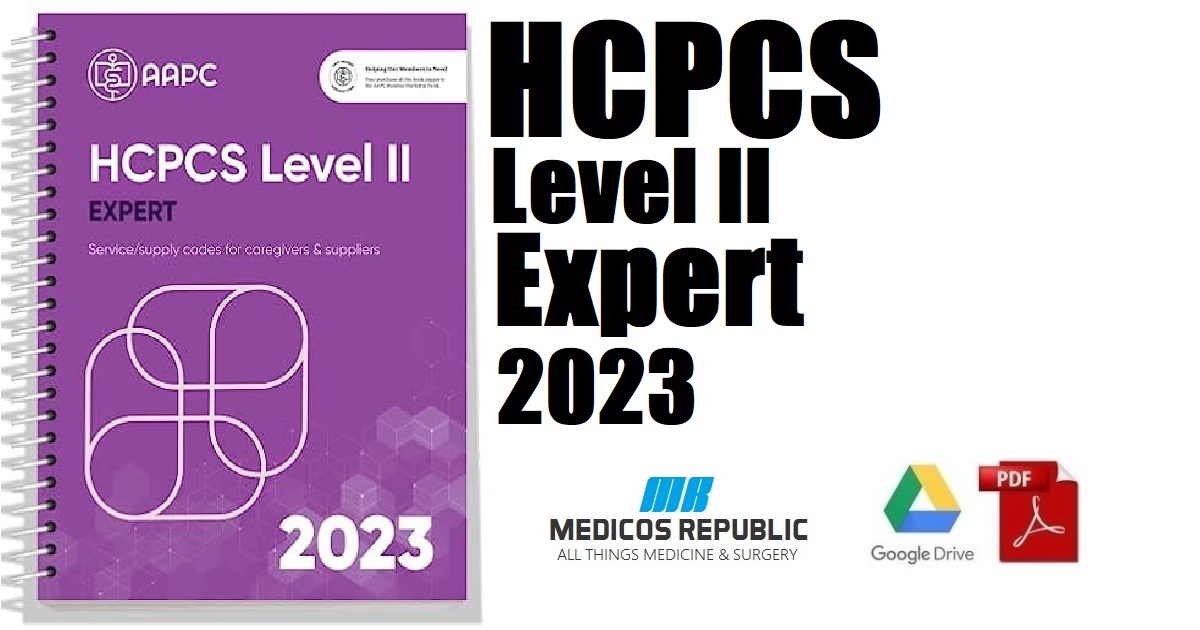 HCPCS Level II Expert Professional Edition 2023 PDF 