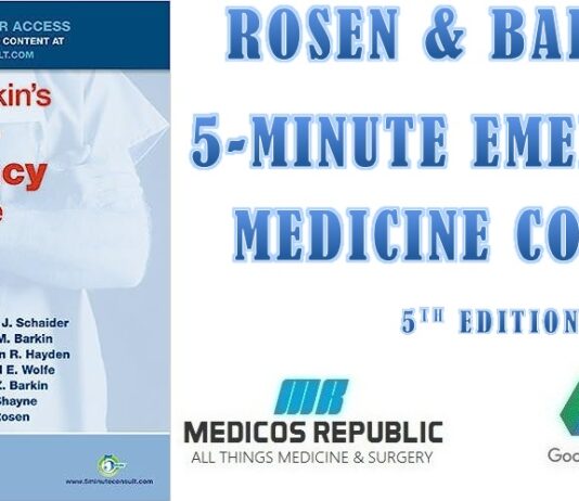 Rosen & Barkin's 5-Minute Emergency Medicine Consult 5th Edition PDF