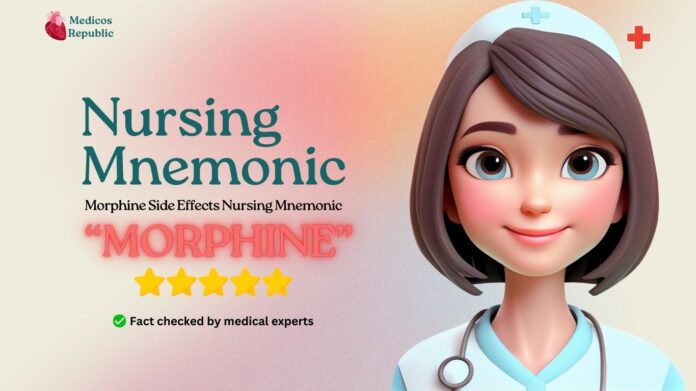 Morphine Side Effects Mnemonic