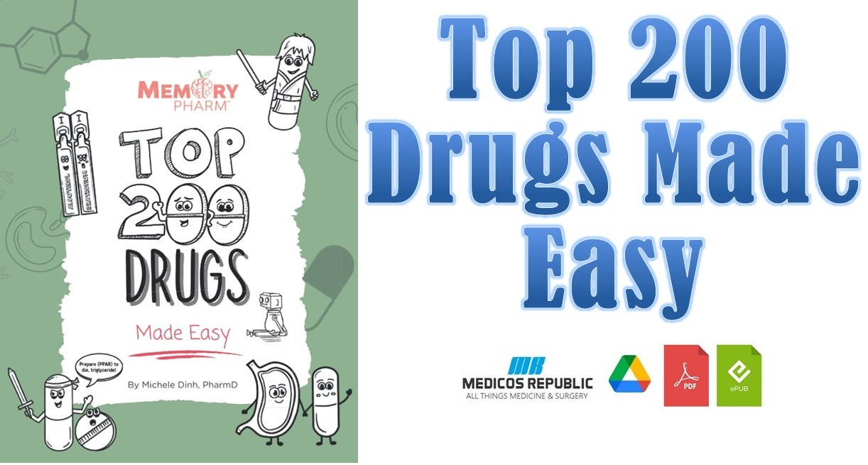Top 200 Drugs Made Easy: Pharmacology Coloring Book PDF