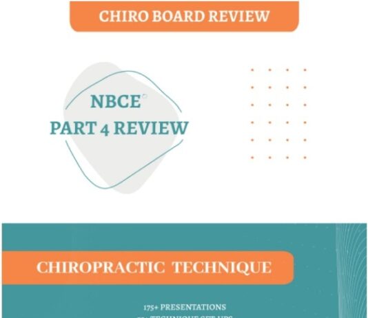 NBCE PART 4 REVIEW Chiropractic Technique PDF