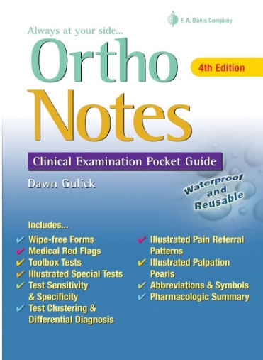 Ortho Notes Clinical Examination Pocket Guide PDF