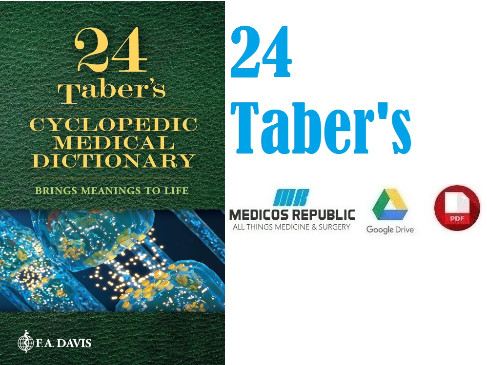 Taber's Cyclopedic Medical Dictionary 24th Edition PDF