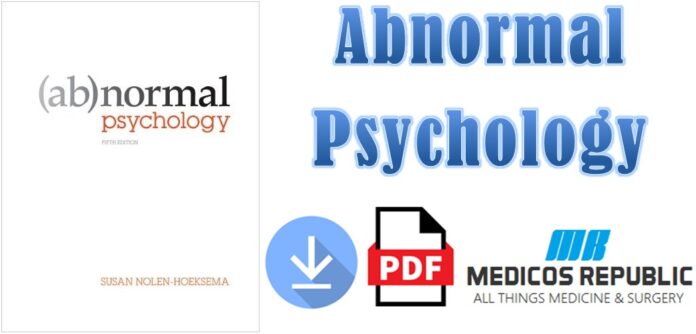 Abnormal Psychology PDF