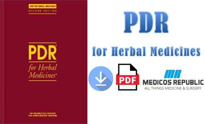PDR for Herbal Medicines PDF