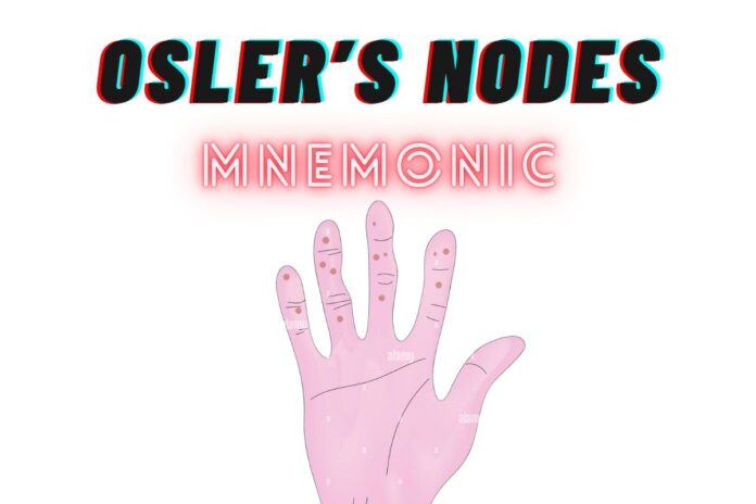 Osler’s Nodes Mnemonic