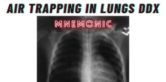 Air trapping in lungs differentials mnemonic