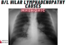 Bilateral Hilar Lymphadenopathy Causes Mnemonic
