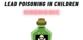 Lead Poisoning in Children Mnemonic
